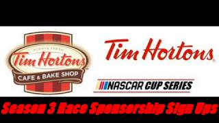 Tim Hortons Cup Series Race Sponsorship Sign Ups CLOSED [upl. by Pengelly]