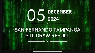 3rd Draw STL Pampanga December 5 2024 Thursday [upl. by Euqinad]