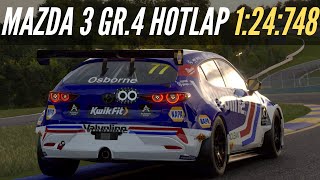 Gran Turismo 7 Daily Race Road Atlanta  Mazda 3 Gr 4 Hotlap 4K [upl. by Arriek]