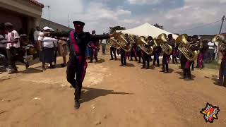 Diphala Tsa Josefa Plays quotNgibeke Lapho Uthanda Khonaquot At EzaseVaal Brass Band 2024 [upl. by Eihtur]