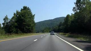 Adirondack Northway Interstate 87 Exits 23 to 25 northbound [upl. by Mccormac]