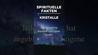 Spirituelle Fakten Kristalle [upl. by Robbins]