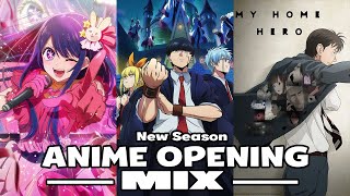 Anime Opening Music Mix  New Anime Update 2023  Anime Opening Compilation 2023 [upl. by Gelman]