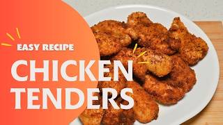 ASMR Cooking The Best Fried Chicken Tenders Recipe  Strips [upl. by Oni]