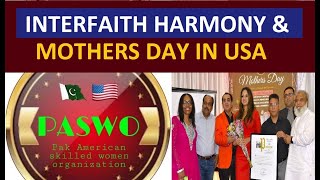 INTERFAITH HARMONY amp MOTHERS DAY FUNCTION IN USA PRESENTED BY PASWO N4NEWS HD REPORT [upl. by Eniwtna]