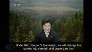 North Korean State TV announces the death of leader Kim Jongil [upl. by Sybley]