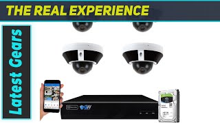 GW Security 8 Channel 4K NVR 5MP PTZ 3X Optical Zoom IP Security Camera System Review [upl. by Ahsatel]