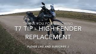 T7 Tips  Aftermarket Fender for the AltRider High Fender Kit [upl. by Carlina632]