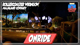 Rollercoaster Wikingów  Majaland Kownaty  Zierer Force Two mit Wickie Thematisierung  POV [upl. by Donavon]