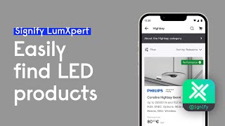 How to find the lighting for each application in Signify LumXpert [upl. by Yroj]