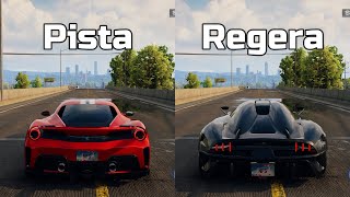 NFS Unbound Ferrari 488 Pista vs Koenigsegg Regera  WHICH IS FASTEST Drag Race [upl. by Tingley757]