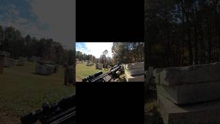 Gigantic Paintball War paintball gopro scopecam sniper milsim fun event nc sport pov [upl. by Ynattirb]