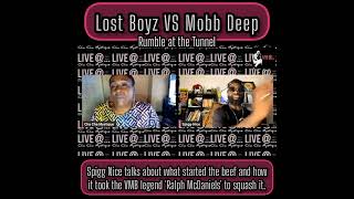 Lost Boyz VS Mobb Deep 🥩 quotRUMBLE AT THE TUNNELquot  DJ SPIGG NICE talks about what really happened‼️ [upl. by Weitzman54]