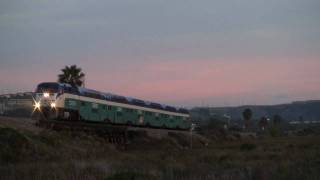 Coaster train at Sunset  123010 [upl. by Bellina]