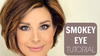 The BEST Smokey EYE Makeup Tutorial for Older Fabulous Women  Dominique Sachse [upl. by Ahouh]