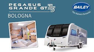 Caravan Tour Bailey Pegasus Grande GT75 Bologna 2024 [upl. by Philbin]