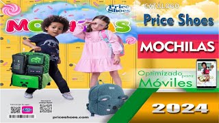 CATALOGO PRICE SHOES MOCHILAS 2024 [upl. by Slotnick]