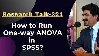 How to Run Oneway ANOVA in SPSS  Dr Muhammad Sarwar [upl. by Eninaj]