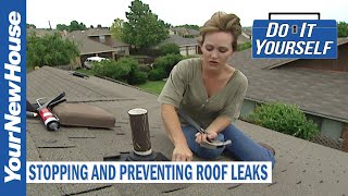 Roof Repairs  Stop and Prevent Leaky Shingles and Vents  Do It Yourself [upl. by Idaf567]