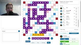 Scrabble game with commentary no253 [upl. by Shani]