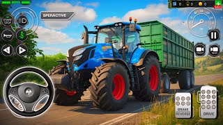 New Farming Tractor 3d Simulator UnitedStates Driving Gameplay  3D Driving Class Simulation [upl. by Breana]