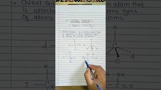 Chiral Carbon  Organic chemistry shortsfeed [upl. by Zetnahs]