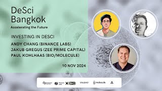 DeSci Investment Strategies with Binance Labs amp Zee Prime [upl. by Becket]