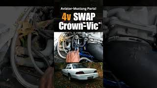 Crown Victoria 4v Swap cars automobile fordcrownvic crownvic car cartok mechanic [upl. by Benedix]