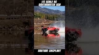 Big RC Car Hydroplaning RCMK SMITHMASTER SCR PRO [upl. by Aiclid]