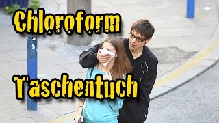 Chloroform Prank  echt Fett  Versteckte Kamera [upl. by Enirehtacyram]