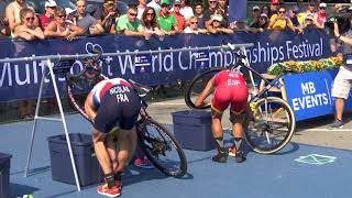 2017 Penticton ITU Duathlon World Championships  Elite Mens Highlights [upl. by Ahtnams]