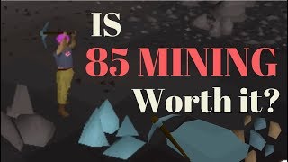 What to Expect at 85 Mining  One Hour Test  Money Making OSRS 2017 [upl. by Nairbo16]