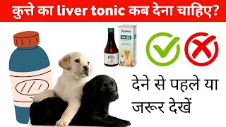 Dog को liver tonic देने के पहले जरूर देखें [upl. by Naffets]