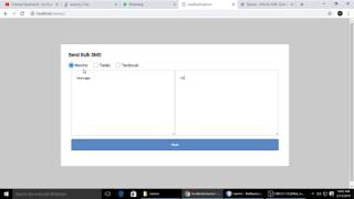 Send SMS  Send Bulk SMS in PHP [upl. by Sigismondo845]