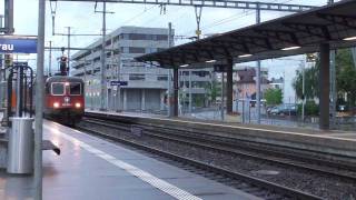 SBB Re 66 Doppeltraktion mit 50 Wagen in Aarau 290611 [upl. by Niowtna546]