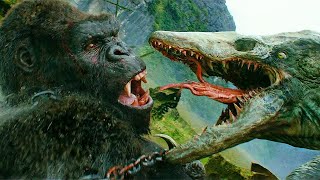 King Kong vs Skullcrawler  Final Fight Scene  Kong Skull Island 2017 Movie Clip HD [upl. by Ivie]