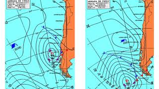 carta meteorológica sinóptica [upl. by Zenobia]