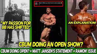 Chris Bumstead Doing an Open Show  Matt Jansens Statement  Ramon Dinos Sweating Issue Explained [upl. by Araiek579]