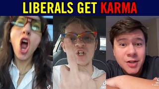 TRIGGERED Liberals Get INSTANT KARMA after Threats to Trump Supporters 1 [upl. by Irah373]