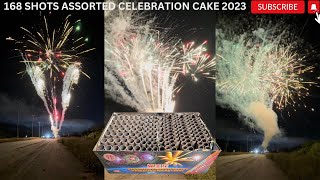 1quot12quot inch 168 SHOTS ASSORTED CELEBRATION CAKE 2023  囍牌 168发霸王花 [upl. by Imehon33]