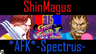 Super Street Fighter 2 Turbo  ShinMagus Claw vs AFKSpectrus Balrog Fightcade FT5 [upl. by Brianna663]