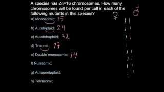 Chromosome number and ploidy mutations [upl. by Norina]