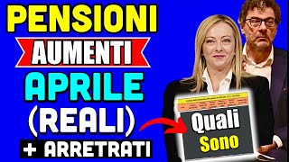 PENSIONI APRILE 2024 👉 ANCORA AUMENTI E ARRETRATI QUALI SONO E CHI LI RICEVE A BREVE❗️ [upl. by Adnalor7]