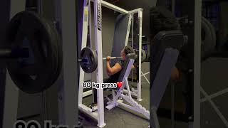 80 kg press [upl. by Eelana]