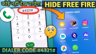 How To Hide Free Fire In Dialer  Free Fire Hide Kaise Kare  Free Fire Ko Kaise Chupaye Dialer Me [upl. by Arreis]