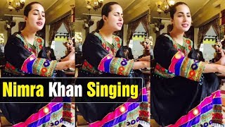 Nimra Khan Singing  Maan Di Mauj  Hadiqa Kiani  Celeb Tribe  Desi Tv  TB2 [upl. by Zetnom]