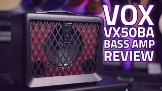 Vox VX50BA Bass Guitar Amp Review  A Highly Portable Small Bass Amp [upl. by Enileuqcaj]