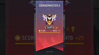 Free Fire Grandmaster push 😱😱😱😱😱 [upl. by Marwin]