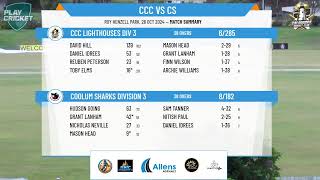 CCC Lighthouses DIV 3 v Coolum Sharks DIVISION 3 [upl. by Fagin]