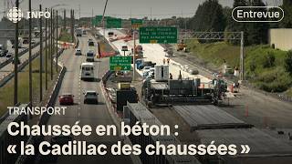 Le Québec utilise de plus en plus le béton dans la construction de ses routes [upl. by Khanna468]